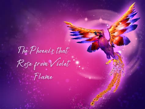The Phoenix That Rose From Violet Flame Poets