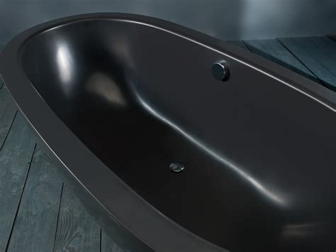Aquatica Karolina Graphite Black Solid Surface Bathtub Buy Online