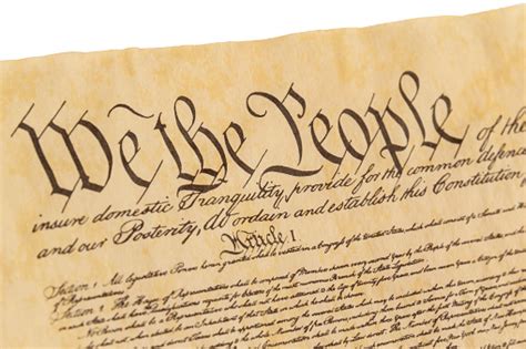 us constitution preamble stock photo download image now