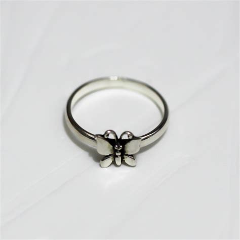 Sterling Silver Butterfly Ring Rd0745025