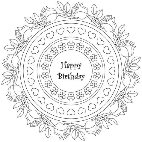 Happy birthday color pages are a great way to let your kid experiment with different designs and images. 25 Free Printable Happy Birthday Coloring Pages