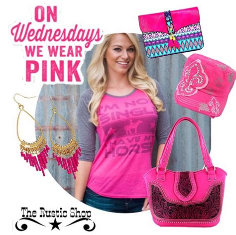 Hot Pink Cowgirl Outfit On Wednesdays We Wear Pink All From The Rustic