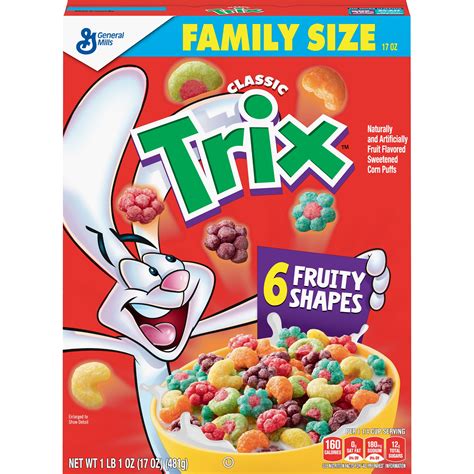 Trix Cereal Fruit Flavored Corn Puffs 17 Oz