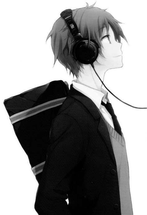 Pin By Patty Deer On Animemanga Anime Music Anime Boy With Headphones Cute Anime Boy