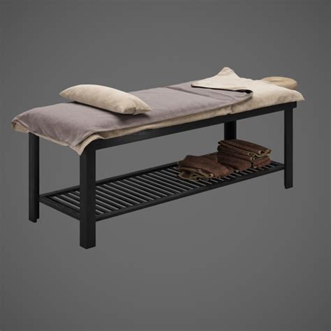 Spa Bed Massage Table 3d Model Cgtrader