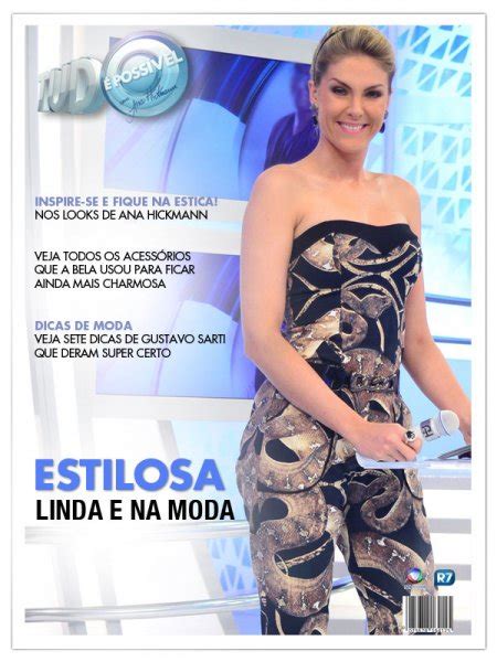 unaienses apresentadora ana hickmann vira capa de revista