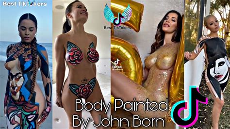 Body Painted By John Born Tik Tok Youtube