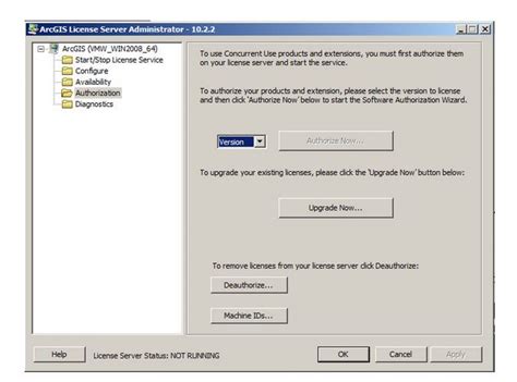 Installing the ESRI ArcGIS Administrator as a second License Manager ...