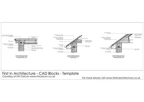 Free Cad Blocks Roof Details