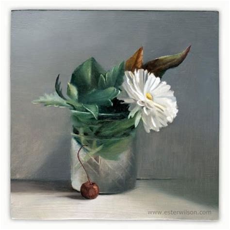 Daily Paintworks Crabapple Bouquet Original Fine Art For Sale