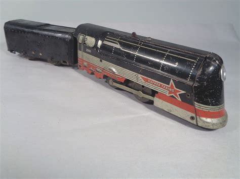 Hafner 2000 Loco Black Litho Wind Up Tender X2812 Toy Train