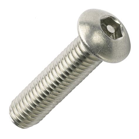 Anti Ligature Button Head A2 Stainless Steel Pin Hex Machine Screws Phbm