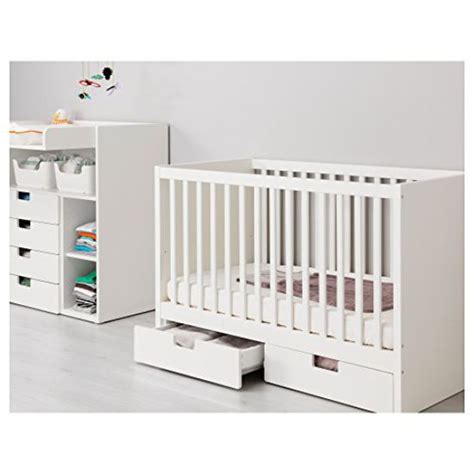 Babies sleep up to 20 hours a day so it's good to know that ikea cot mattresses are free from harmful chemicals and meet strict safety requirements. Mattress to fit Ikea STUVA Cot - mattress size is 140 x 70 cm.