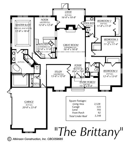 The Brittany © Atkinson Construction Inc Citrus Marion Levy Sumter