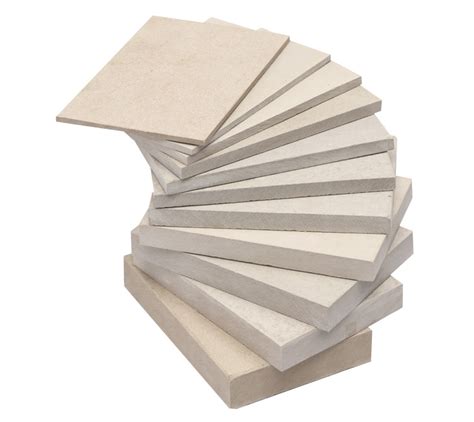 Non Asbestos Compressed Fiber Cement Board High Density High Strength