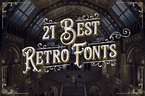 Retro 1950s Fonts