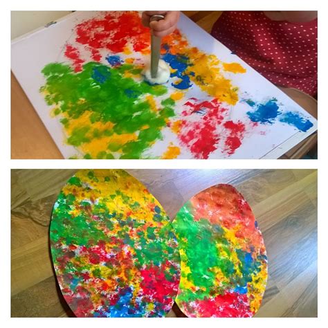 Pappteller werden auch ganz schnell und einfach zu osterhasen. Kleinkind, Beschäftigung, Spiele, Baby, Langeweile ...