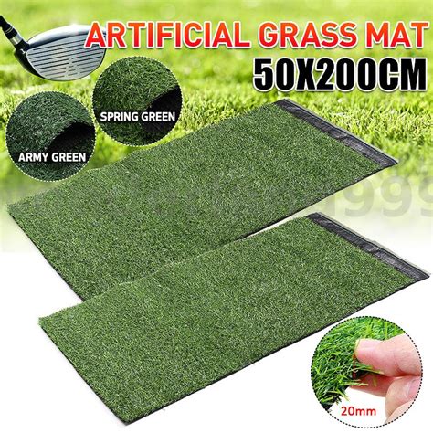 20mm Artificial Grass Realistic Cheap Green Lawn Garden Astro Fake Turf