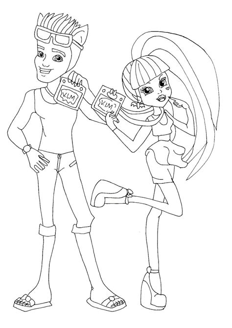 Pages to color for girls and boys, printable activities for kids, as well as educational worksheets. Free Printable Monster High Coloring Pages: Draculaura and ...
