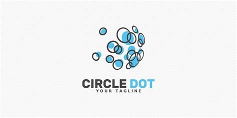 Circle Dot Logo Template By Diqly Codester