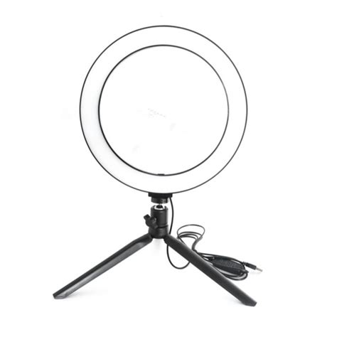 Photography Led Selfie Ring Light 10inch26cm Camera Ring Lamp With Stand Tripods For Live