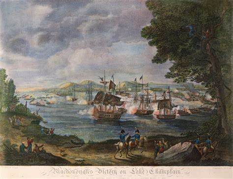 Battle Of Lake Champlain Nthomas MacdonoughS Victory At The Battle Of Lake Champlain