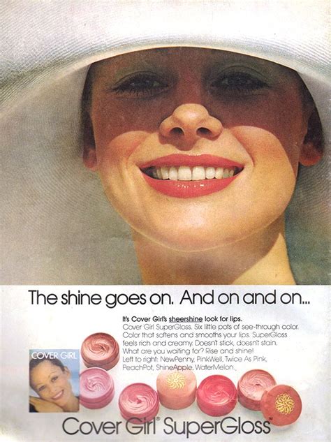 Cover Girl Super Gloss 1973 Vintage Makeup Vintage Beauty Cover