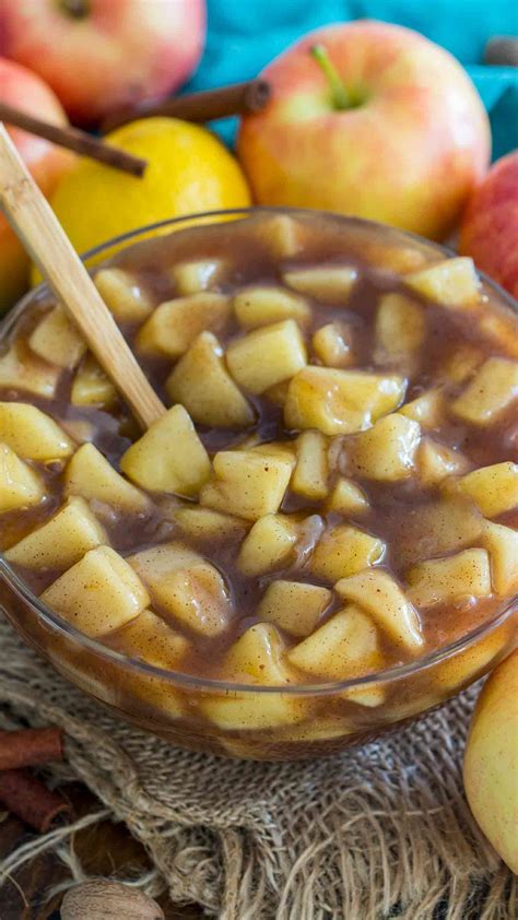 Apple pie has a special place in my heart and never fails to p. Best Homemade Apple Pie Filling Video - Sweet and Savory ...