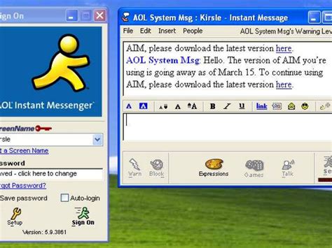 What Is Aim Instant Messenger Login Pages Info