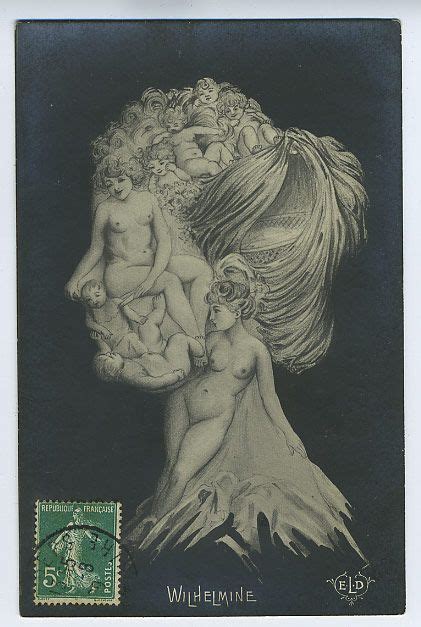 Wilhelmine Metamorphic Postcard Illusion Paintings Illusion Art