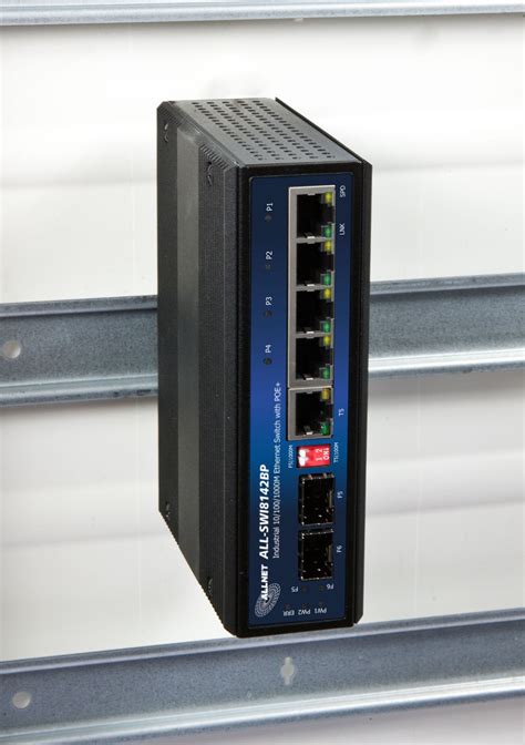 Allnet Shopde Allnet 4 Port Gigabit Industrial Switch Mit 4 Hpoe