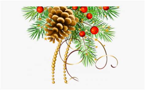 Christmas Pine Cone Clip Art Free Transparent Clipart Clipartkey