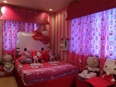 My Hello Kitty Room Hello Kitty Rooms Room Bed