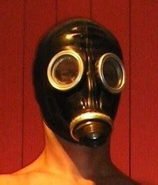 Black Rubber Russian Gas Mask Gay Leather Skin Fetish Interest