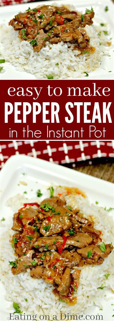This recipe usually calls for flank steak, which is. Instant Pot Chinese Pepper Steak | Recipe | Stuffed ...