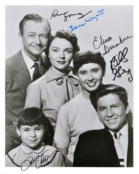 Father Knows Best Cast Signed Photo X5 Robert Young Jane Wyatt Billy