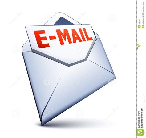 Email Icon Stock Vector Illustration Of Mail Open Paper