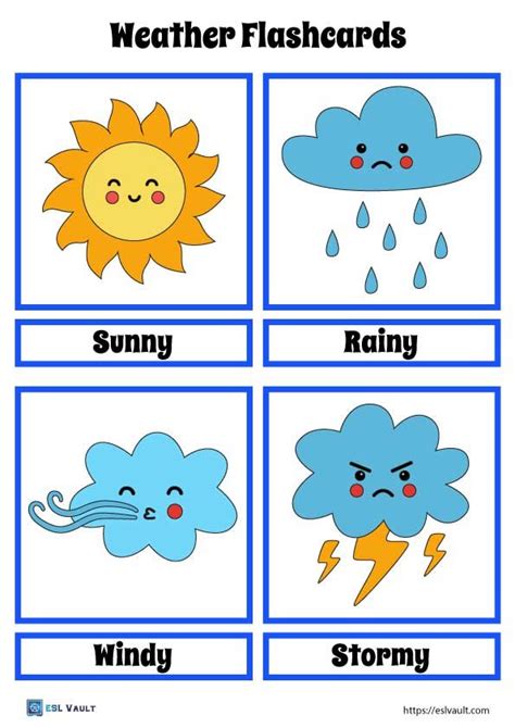 Weather Flashcards Esl Worksheet By Oxcargeo In Flashcards My XXX Hot Girl