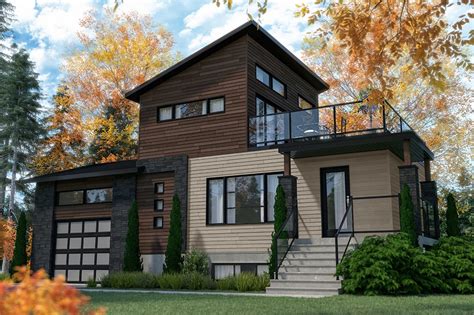 The second, third (and beyond!) floors include the bedrooms and baths plus, in some cases, an attic to further expand the. Modern Style House Plan 7561: Joshua 2