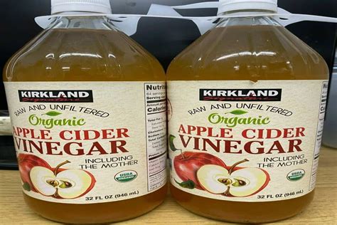 Kirkland Apple Cider Vinegar Antibiotic Sore Throat Cough Cold