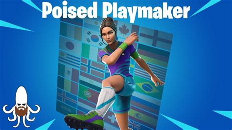Poised Playmaker Skin Review Gameplay Fortnite Youtube