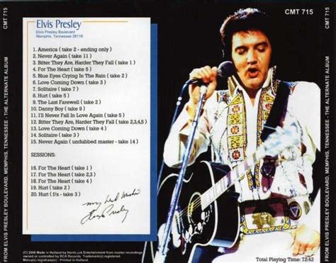 Elvis From Elvis Presley Boulevard Memphis Tennessee The Alternate