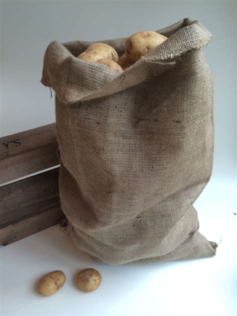 Hessian Potato And Vegetable Storage Sack 89oz Grade 50cm X 80cm