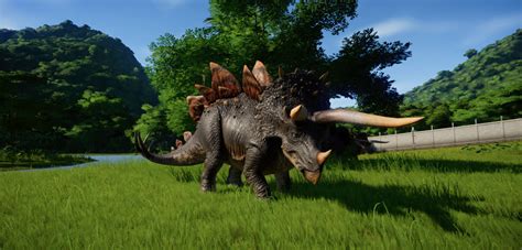 Jurassic World Evolution Stegoceratops By Kanshinx3 On Deviantart