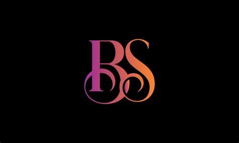 Initial Letter Bs Logo Bs Stock Letter Logo Design Free Vector