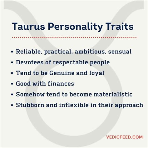 Taurus Personality Traits Characteristics Of Vrishabha Rashi Taurus