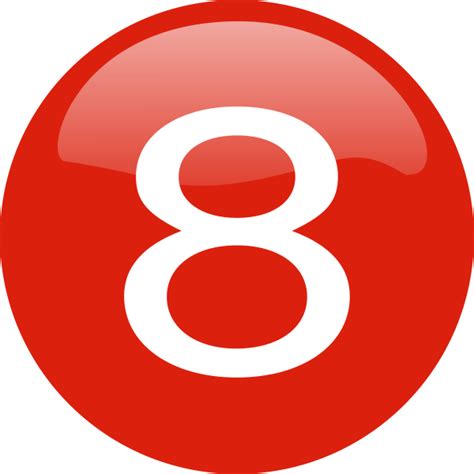 Number 8 Clip Art At Vector Clip Art Online Royalty Free