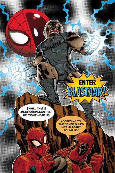 Spider Mandeapool 44 By Dave Johnson Spiderman Comic Comics