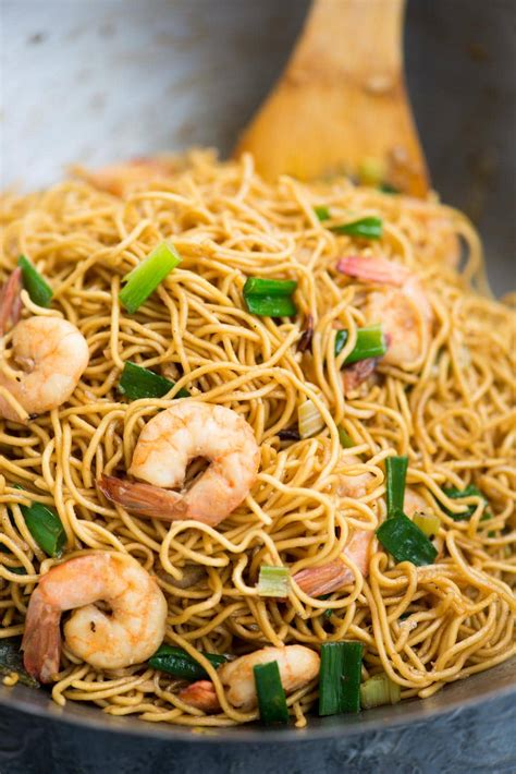 Asian Shrimp Garlic Noodles The Flavours Of Kitchen