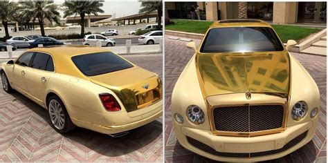 Gold Bentley Mulsanne Delivered To Al Wajba Motors In